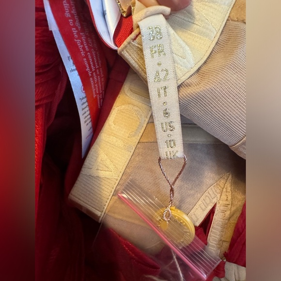 Maria Lucia Hohan Amelia Silk Red Dress - Picture 8 of 12